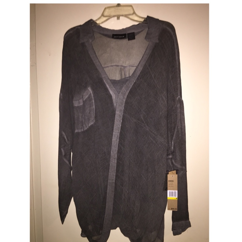 BRAND NEW DKNY SHEER SHIRT
